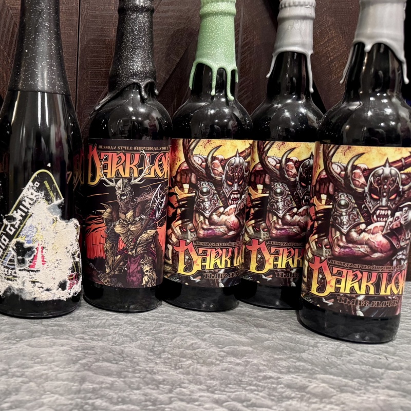 Three Floyds FFF Vintage Dark Lord Lot - 9 bottles
