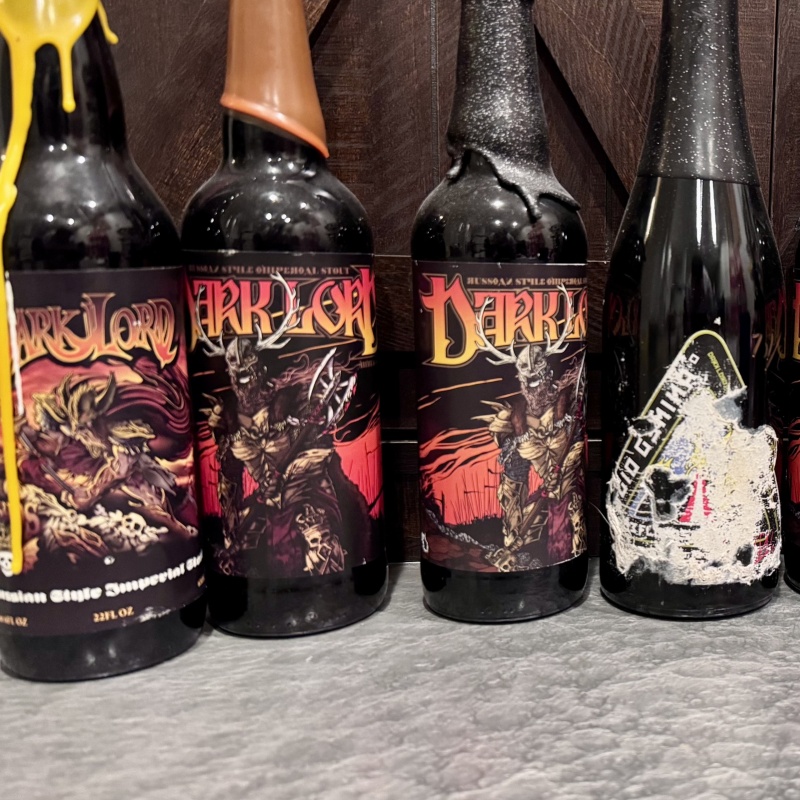 Three Floyds FFF Vintage Dark Lord Lot - 9 bottles