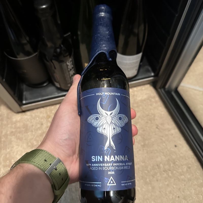 500ml Bottle of Sin Nanna by Holy Mountain -- Bottled 2025 (UT: 4.52)