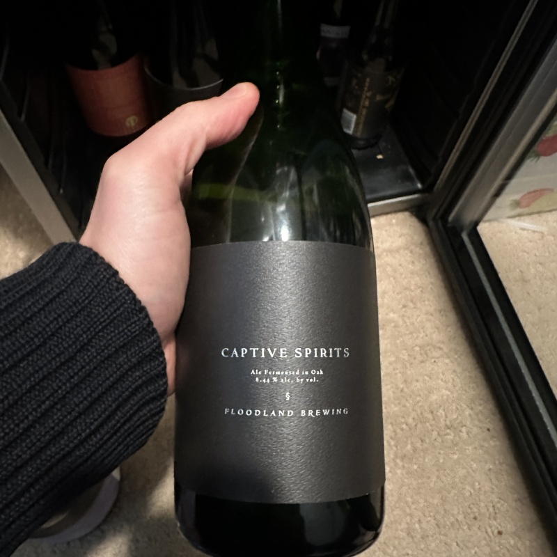 One 750ml Bottle of Captive Spirits by Floodland -- Bottled March 14, 2024 (UT: 4.44)