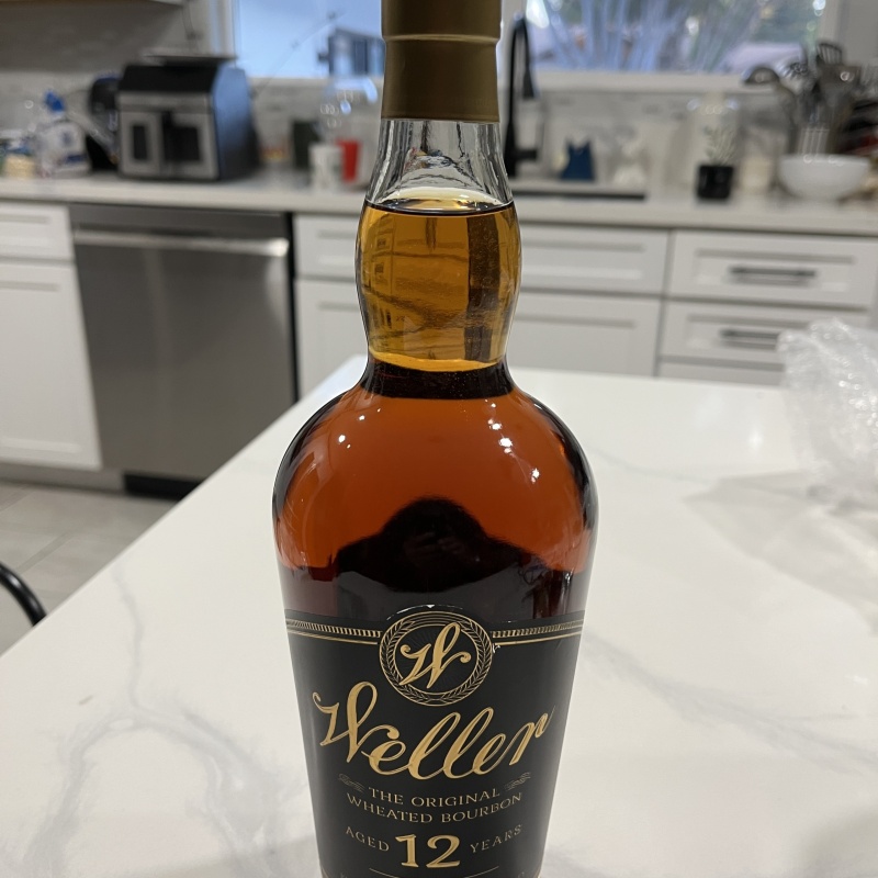 Weller 12 with cork top.