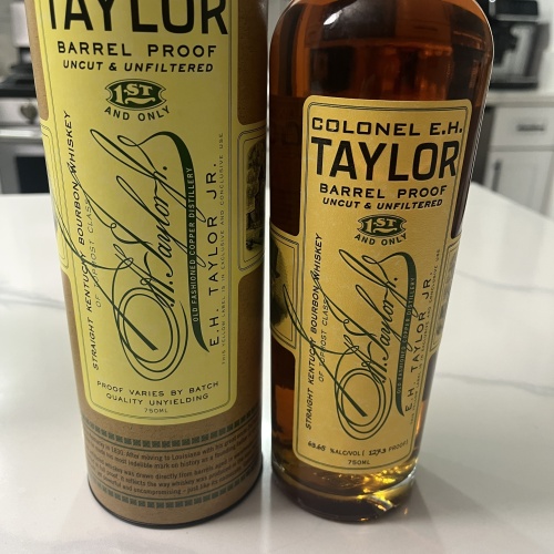 EH Taylor Barrel proof