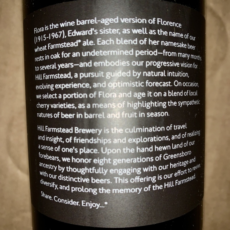 Hill Farmstead Flora Cherry 2025