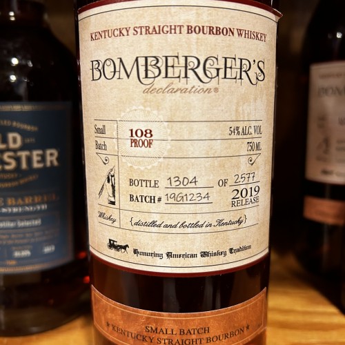 2019 Bombergers Declaration Bourbon
