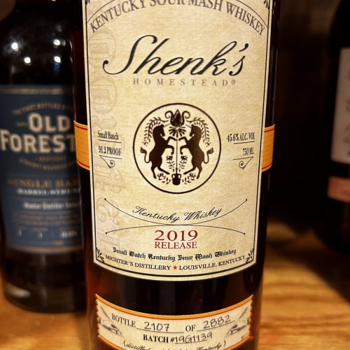 2019 Shenks Homestead Sour Mash Whiskey
