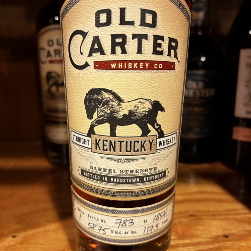 Old Carter - Barrel Strength Kentucky Straight Whiske ( BATCH 1)