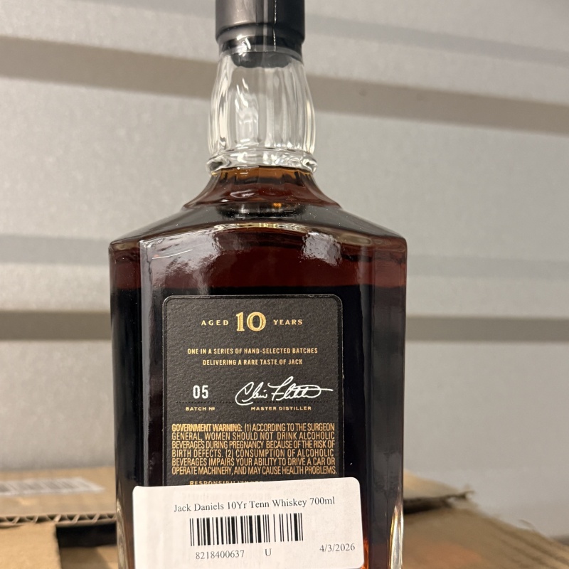 Jack Daniels 10 Year Batch #5
