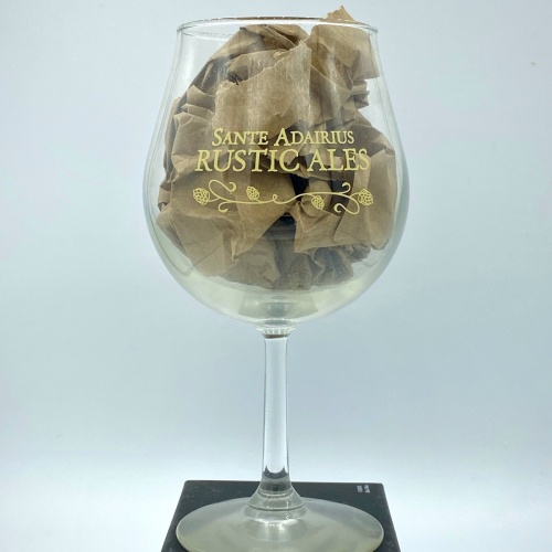 SARA Durobor Bulb Glass - Gold Lettering