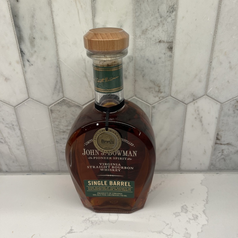 John J Bowman single barrel store pick bourbon buffalo trace FREE SHIPPING