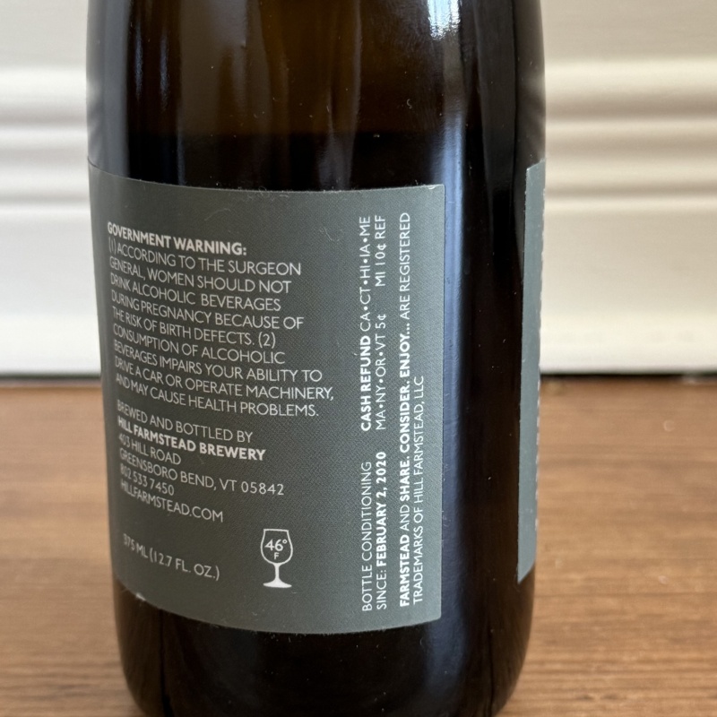 Hill farmstead Florence puncheon 2020