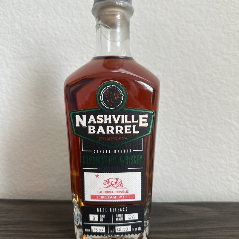 Nashville Barrel Company - 8 years old Single Barrel