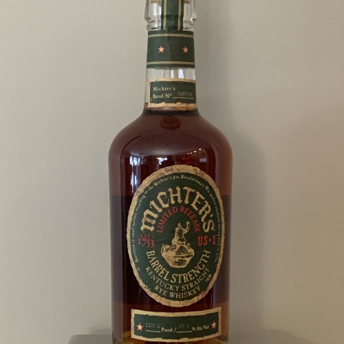 Michter's Barrel Strength Rye (2022)