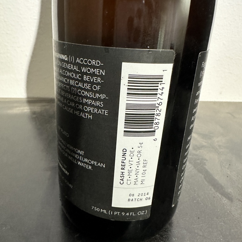 2016 Hill Farmstead Flora B6