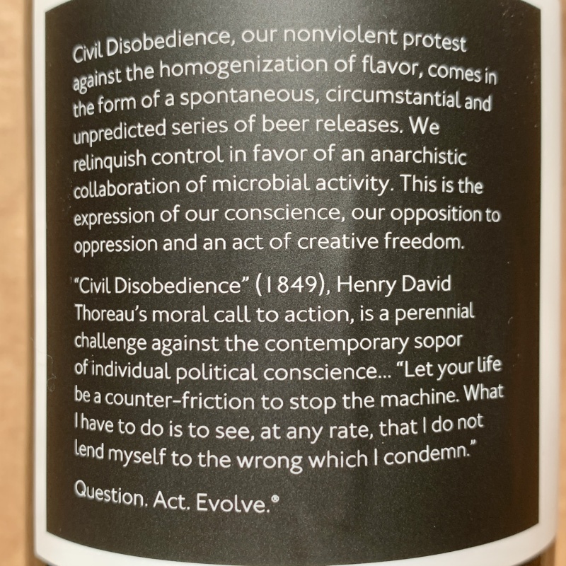 Hill Farmstead Civil Disobedience 38