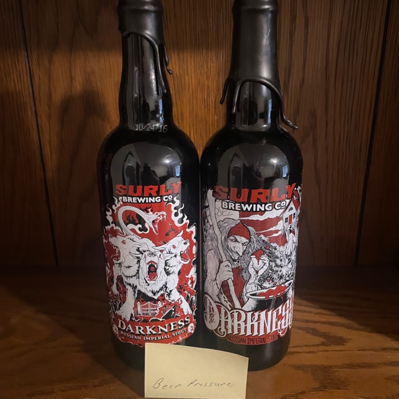 Surly Darkness 2 bottles 16, 17