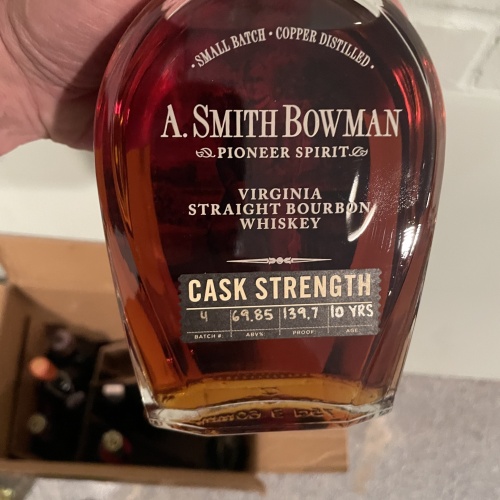 Issac Bowman cask strength