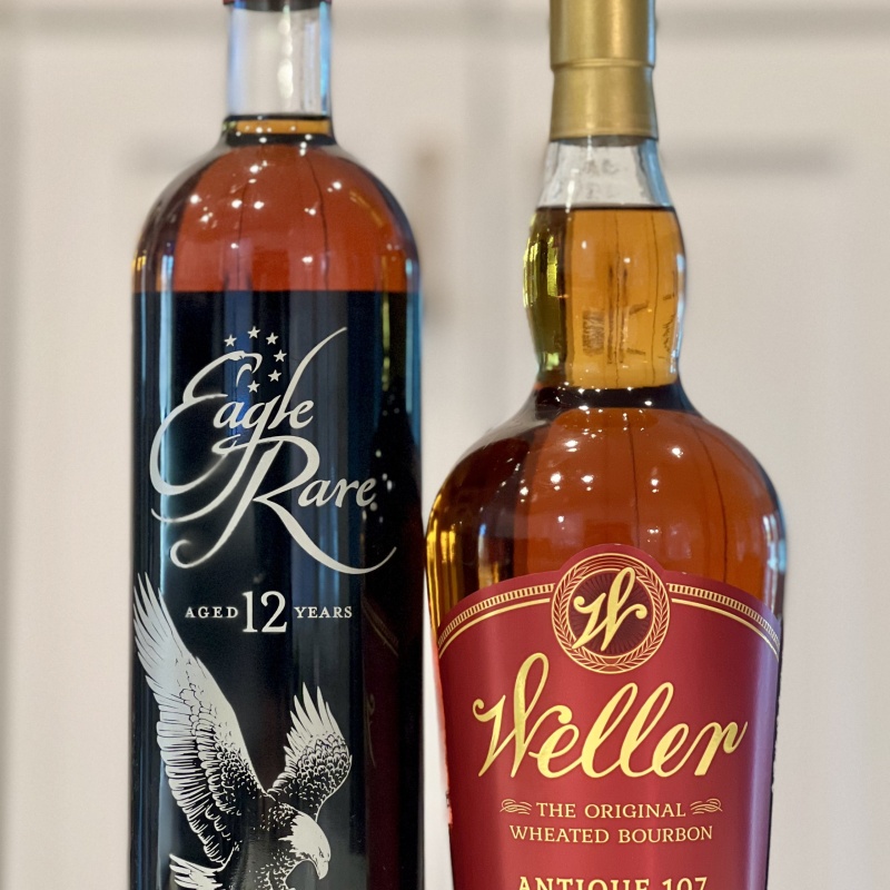 Eagle Rare 12 & Weller 107