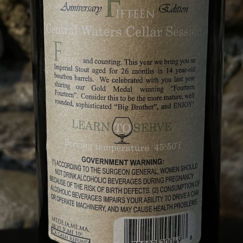 Central Waters Fifteen 15 (2013)