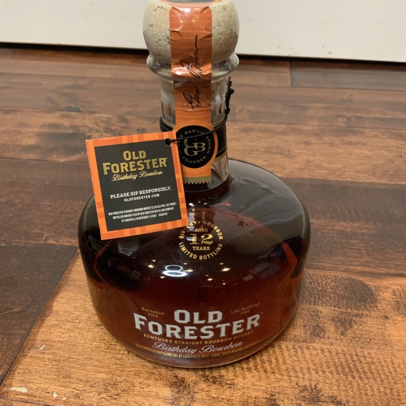 Old Forester Birthday Bourbon 12 Year Whiskey 750ml 2024 Free Shipping!