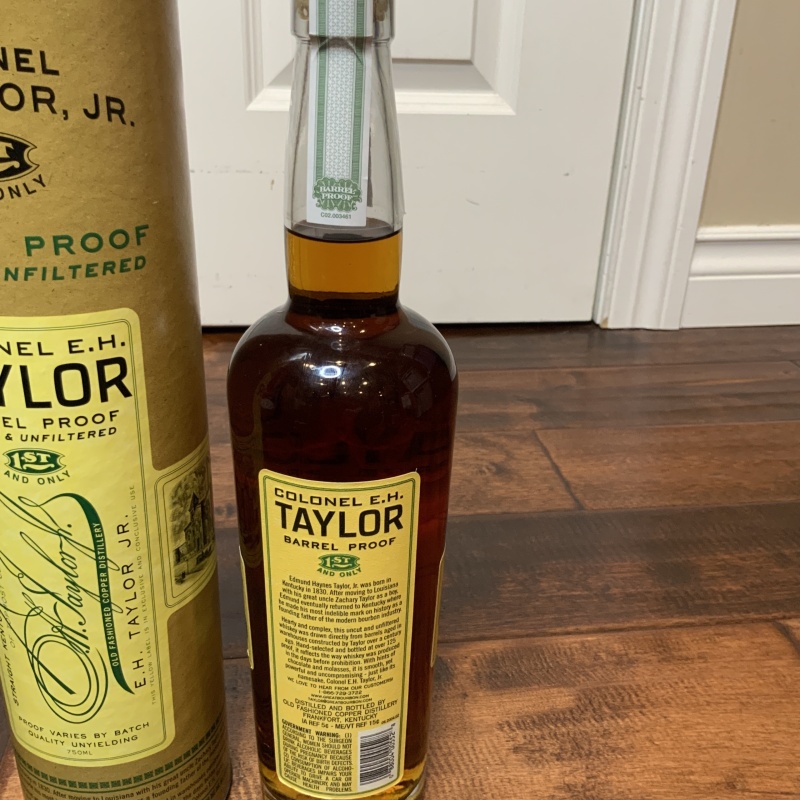 Colonel E.H. Taylor Barrel Proof Kentucky Straight Bourbon Whiskey Batch 12 2023 131.1, Free Shipping!