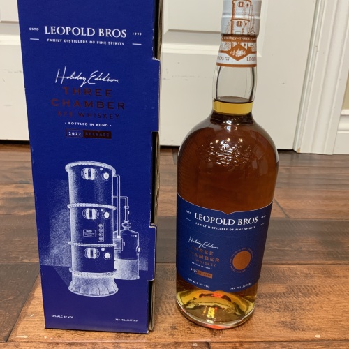 Leopold Bros Three Chamber Rye – Holiday Edition (2022) Free Shipping!