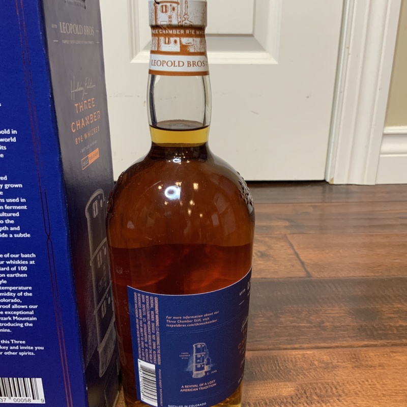 Leopold Bros Three Chamber Rye – Holiday Edition (2022) Free Shipping!