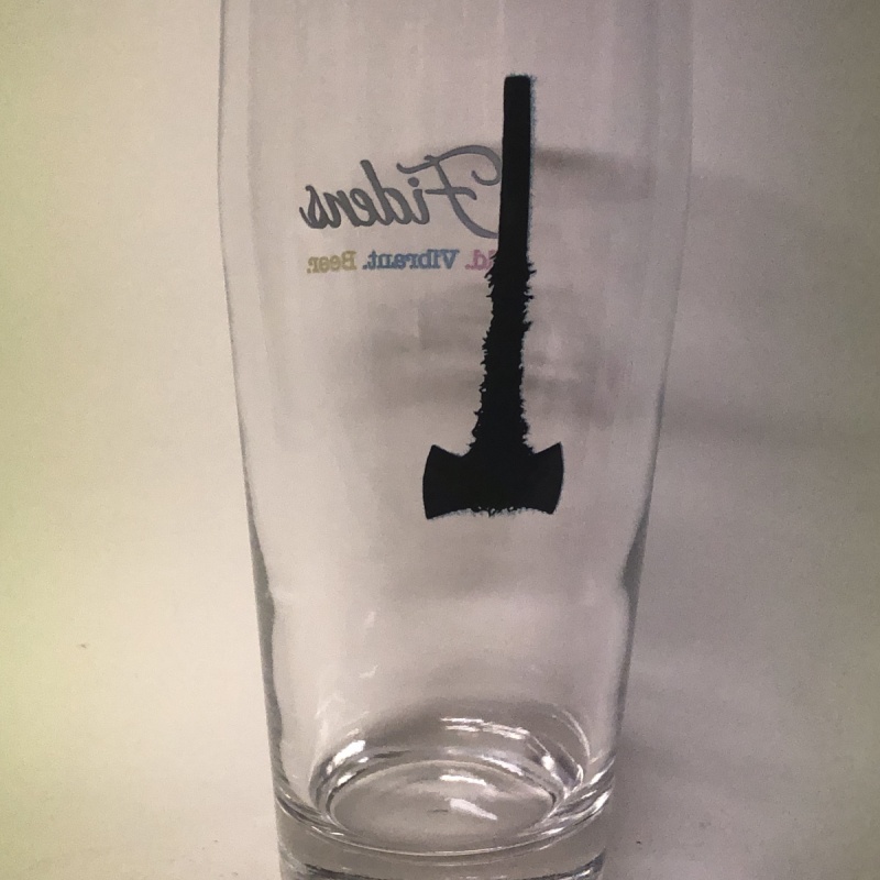 FIDENS BREWING AXE GLASS