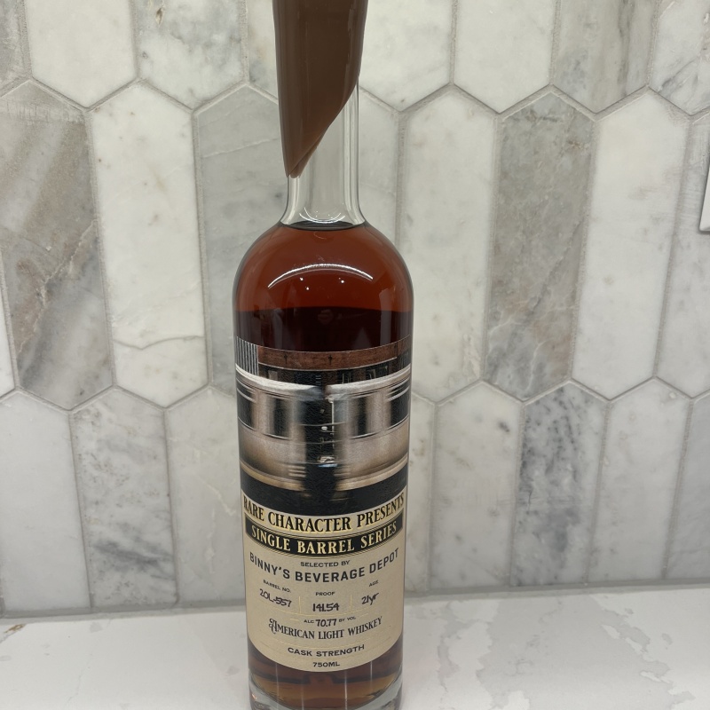 Rare Character 21 year american light whiskey 141.5 proof HAZMAT bourbon rye free shipping