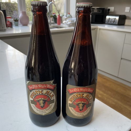 1950’s Mann, Crossman & Paulin Rustic Ale - pint bottle PRICE IS FOR ONE BOTTLE