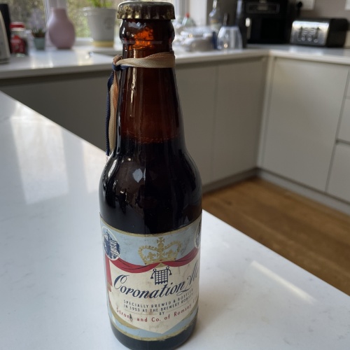 1953 Strong & Co. Coronation Ale - half pint