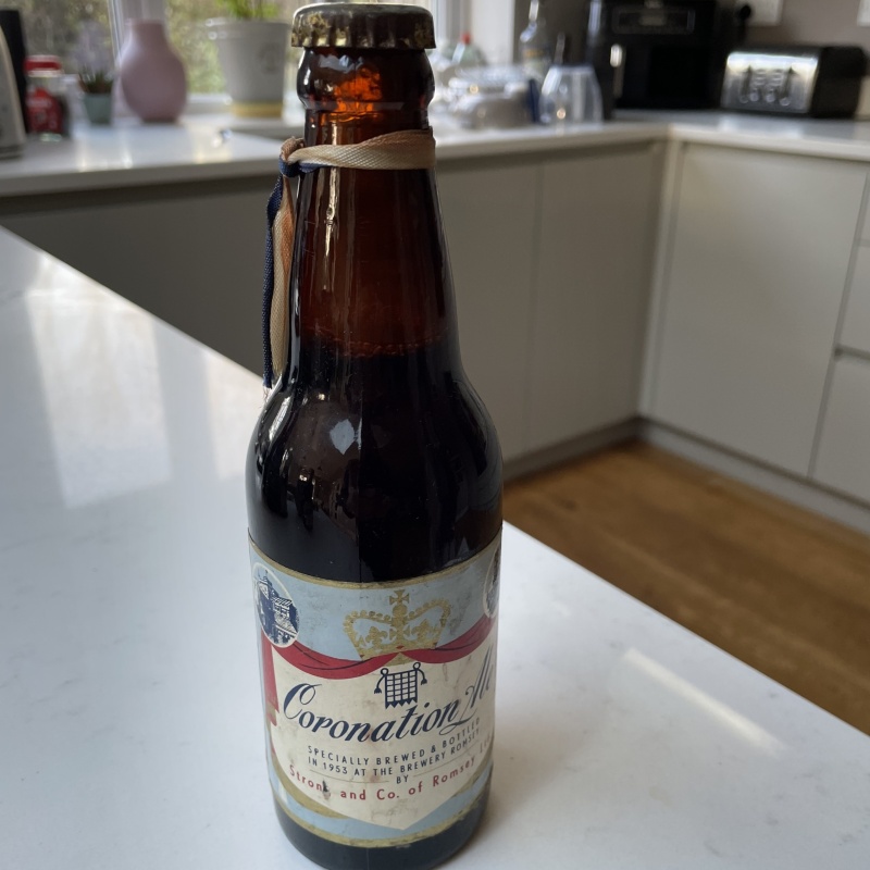 1953 Strong & Co. Coronation Ale - half pint
