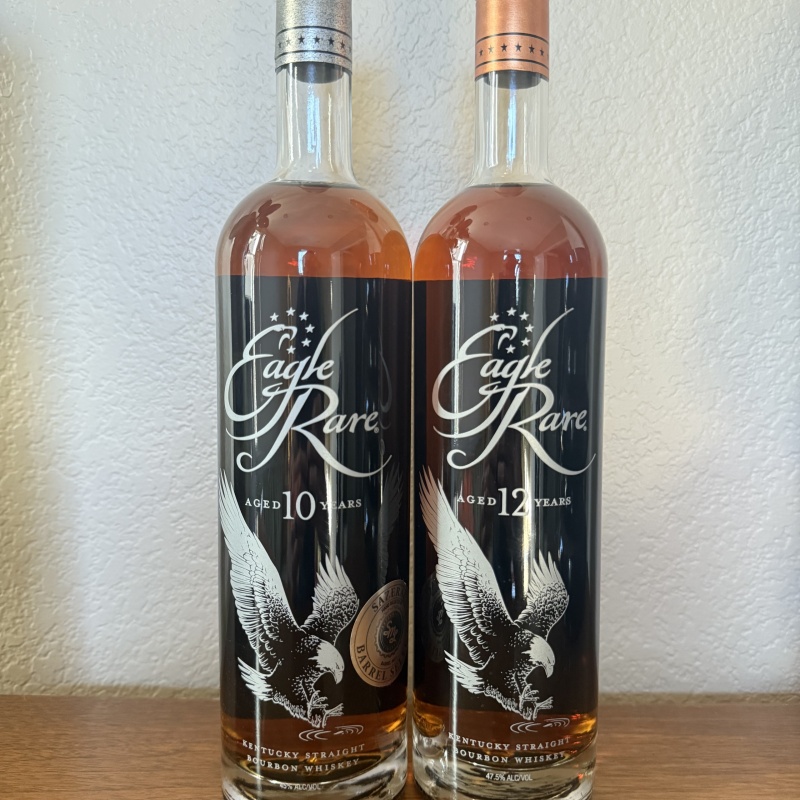 Eagle Rare 12 year and Eagle Rare 10 year (store pick)