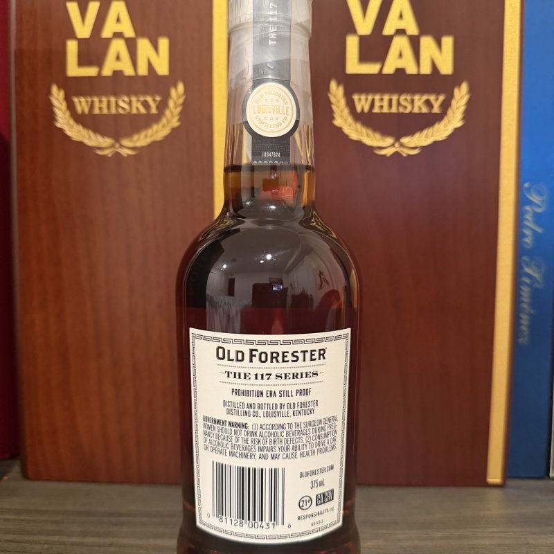 Old Forester 117 - Prohibition Era Still Proof (375ml)