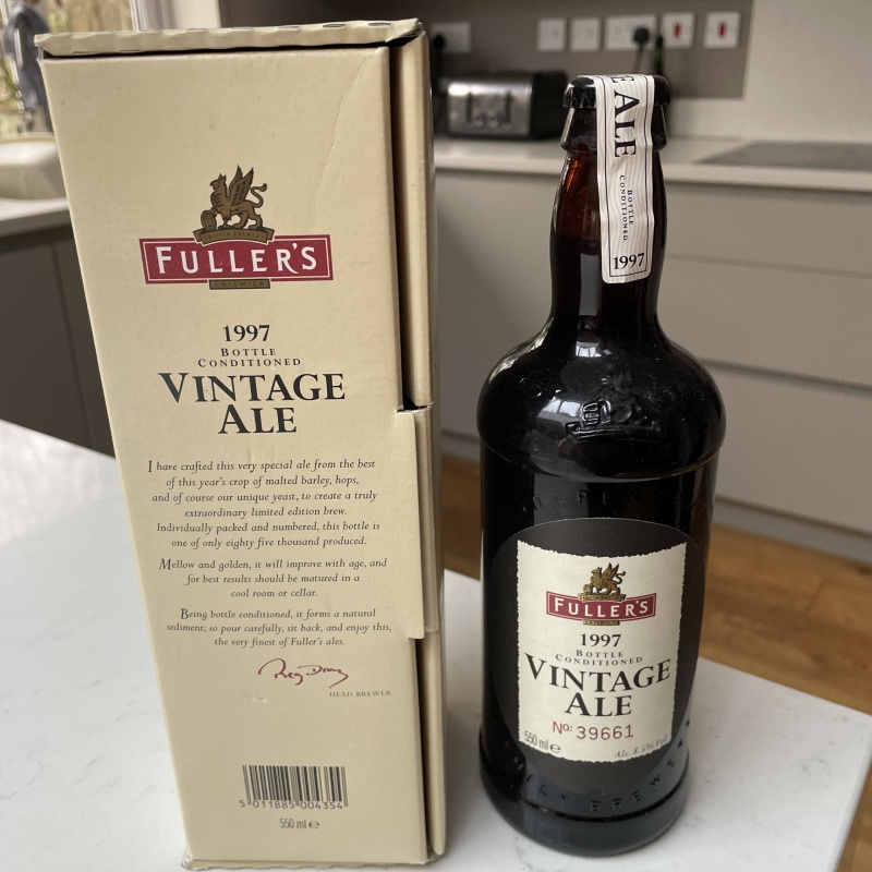 Fuller's Vintage Ale 1997: 1st year of production