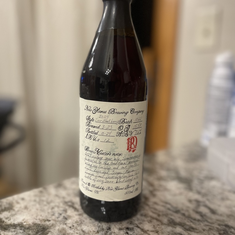 New Glarus R&D Very Sour Blackberry - VSB