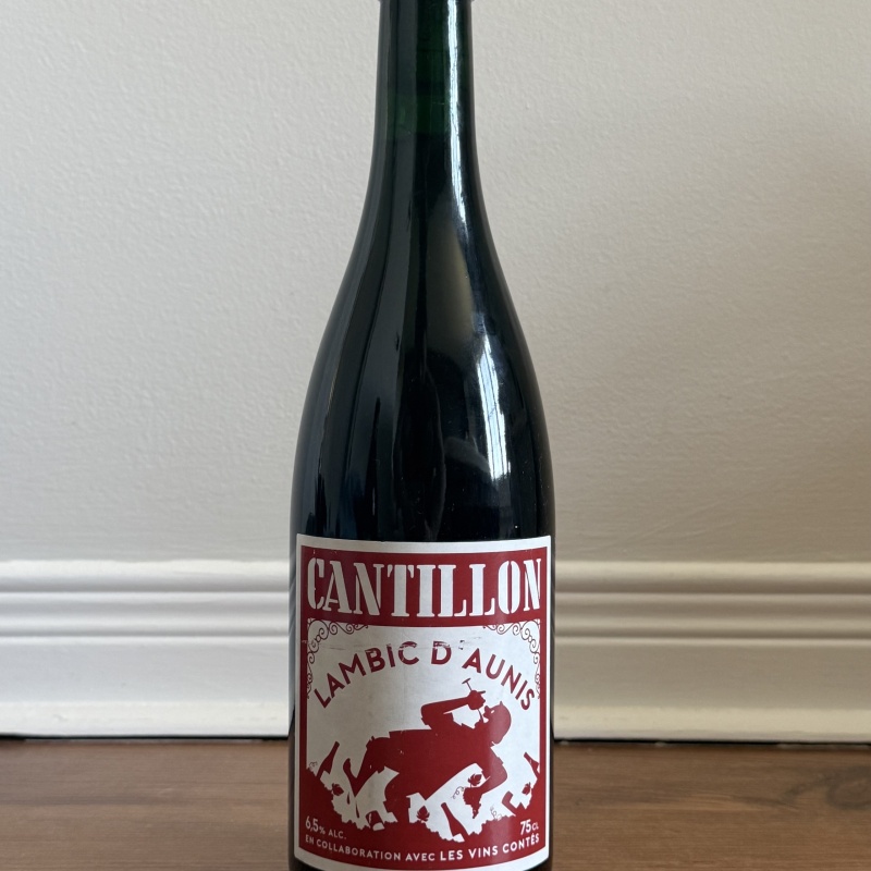 Cantillon lambic D’Aunis 2017