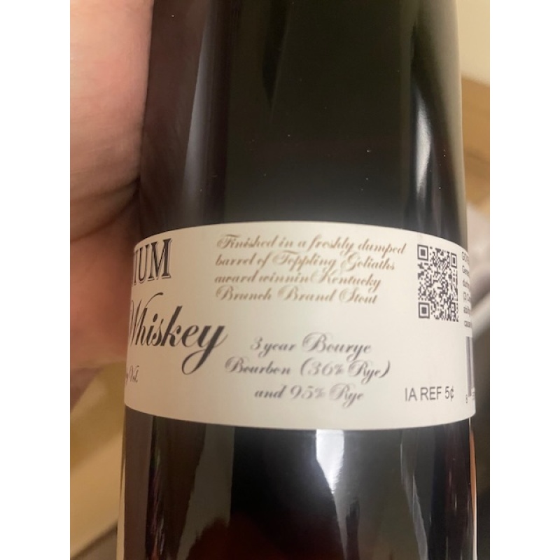 Cat's Eye Obtainium Whiskey TG Toppling Goliath KBBS Barrel Finished