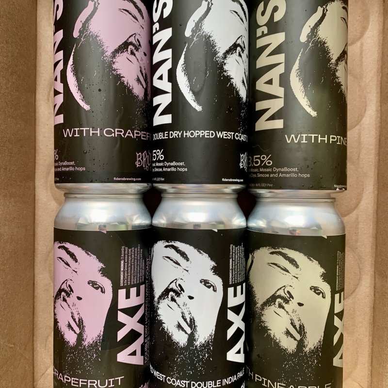 Fidens x Brujos 6pk Nan’s Axe, Nan’s Axe w/ Grapefruit, Nan’s Axe w/ Pineapple