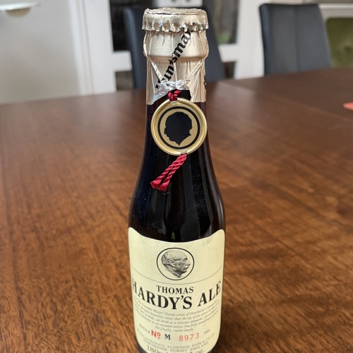 Eldridge Pope Thomas Hardy's Ale: 1984 bottle ('M' prefix 180ml nip)