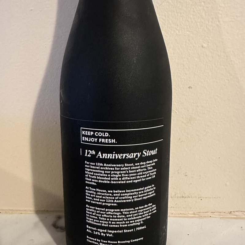 Tree House 12th Anniversary Stout