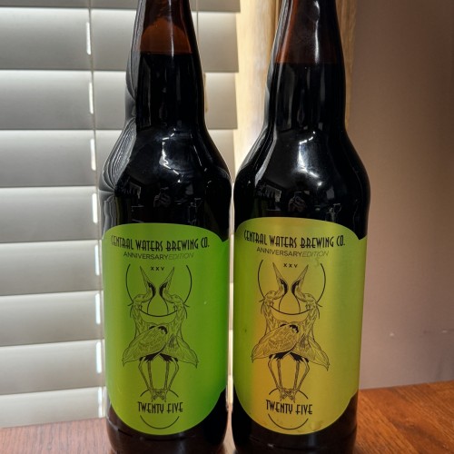 Both Double Barrel Maple & BA 52 Month Pappy PVW CENTRAL WATERS Barrel Aged Stout Both Bottles