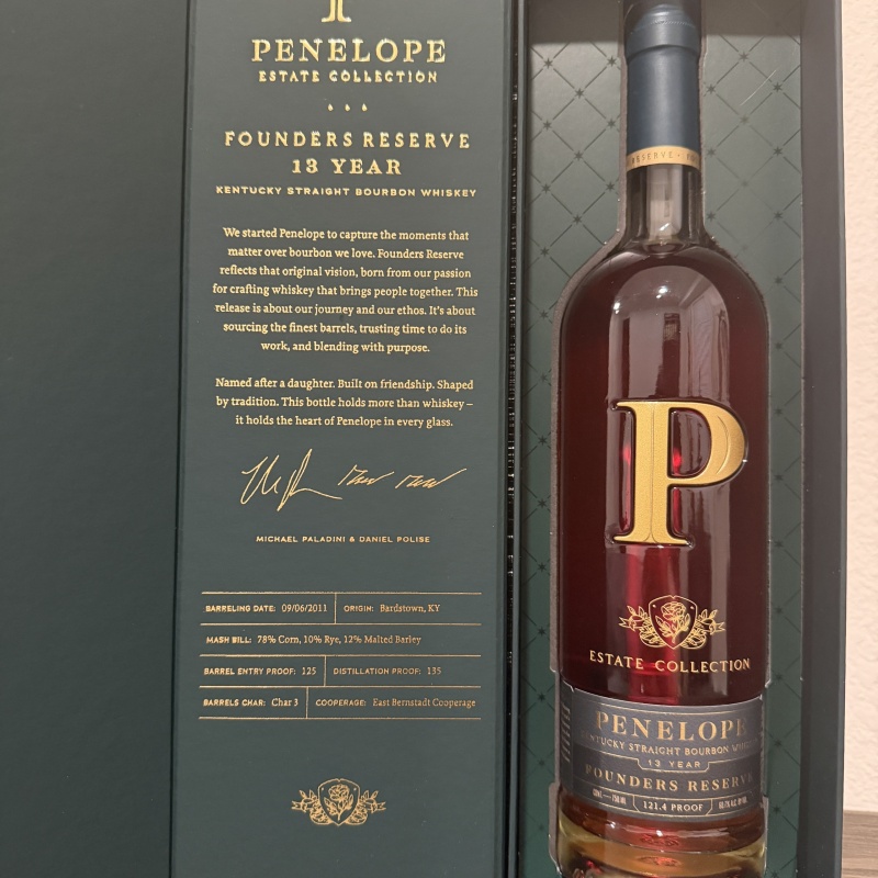 Penelope Estate Collection Founder's Reserve 13 Years