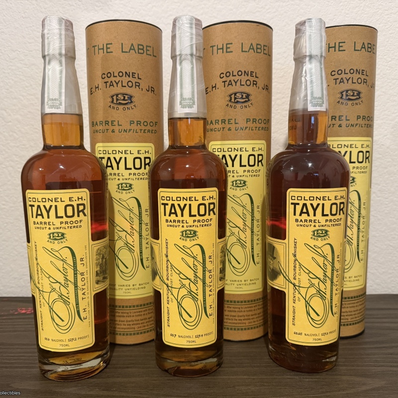 EH Taylor Barrel Proof 2025 (all 3 batches/bottles)