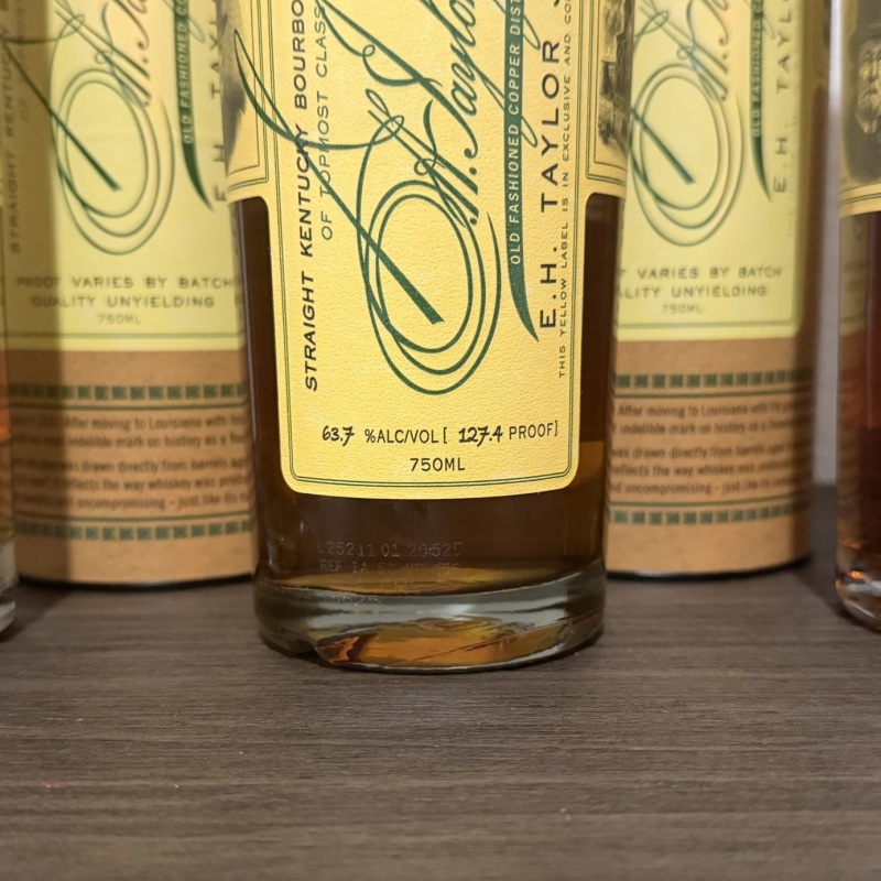 EH Taylor Barrel Proof 2025 (all 3 batches/bottles)
