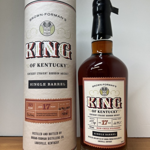 King of Kentucky 2025 - 17yr KoK - 133.9 Proof - Brown-Forman's Single Barrel - Short Barrel 63/78