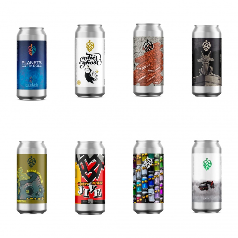 Monkish - Mixed 8 Pack