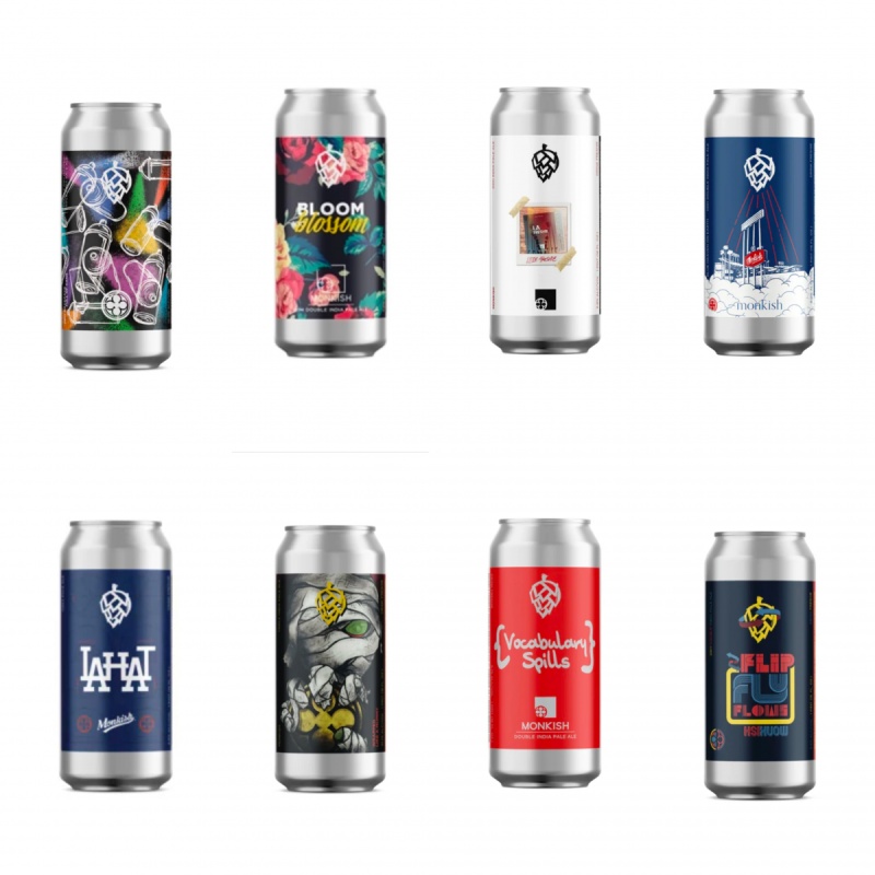 Monkish - Mixed 8 Pack