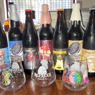 Ingenious Brewing 9 Anniversary Stouts + 3 Anniversary Glasses