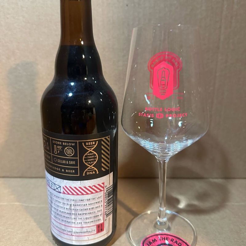 Jam the Radar BA Stout, Stemware & Sticker