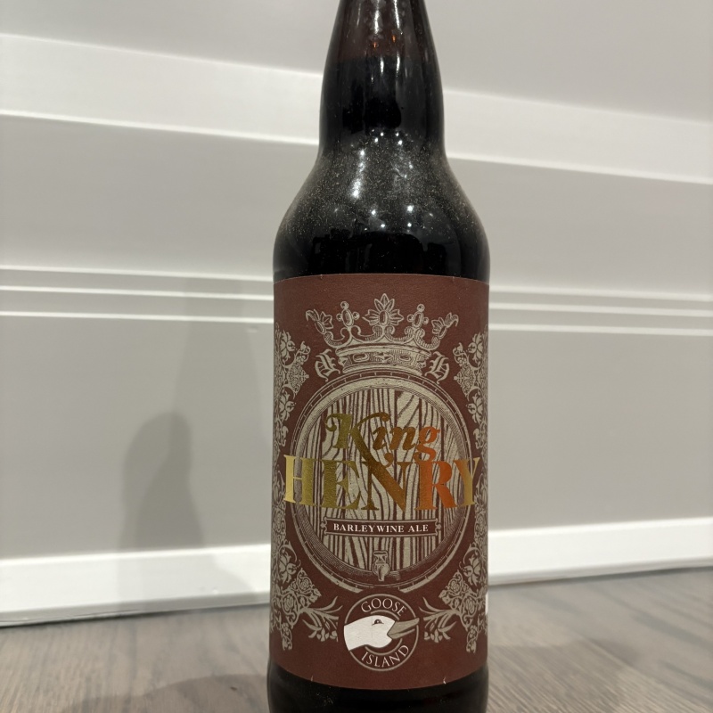 Goose Island King Henry (2011) - Aged in Pappy Van Winkle 23 Barrels that previously held 2010 Bourbon County Rare